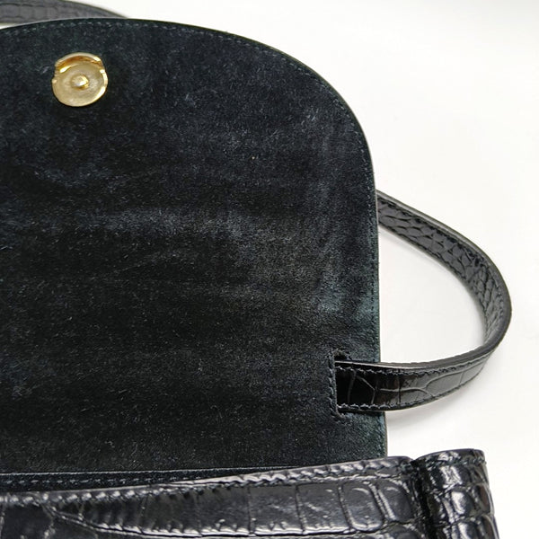 Authenticated pre-owned KAIA Small Calfskin Black - Shoulder Bag at Looply