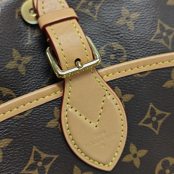 DIANE Monogram Coated Canvas Brown
