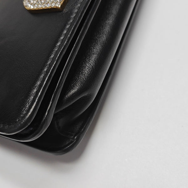 Matelassé Mini Lambskin Black
