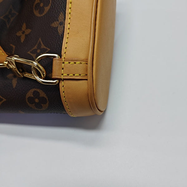 SOHO Mini Monogram Coated Canvas Brown