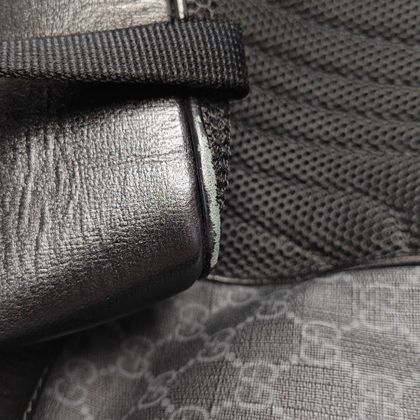 Retro Medium Monogram Coated Canvas Black