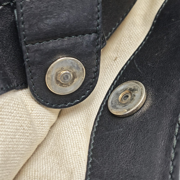 Sukey Monogram Calfskin Black