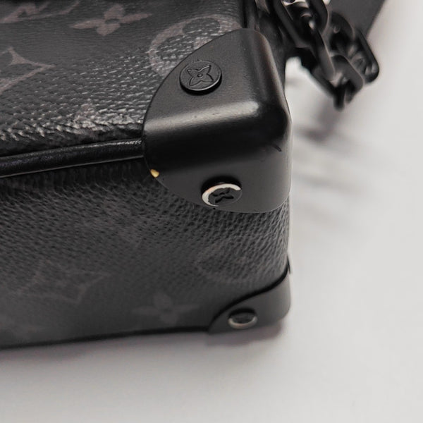 SOFT TRUNK Mini Monogram Coated Canvas Black