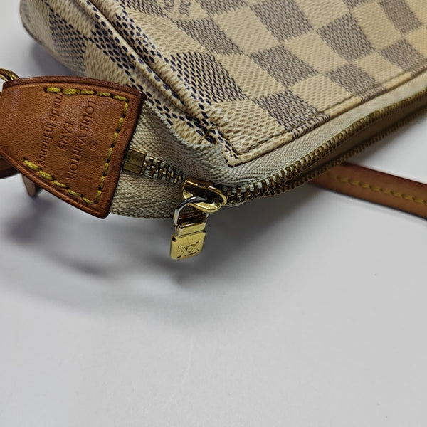 ACCESSOIRES GM Damier Azur Coated Canvas White