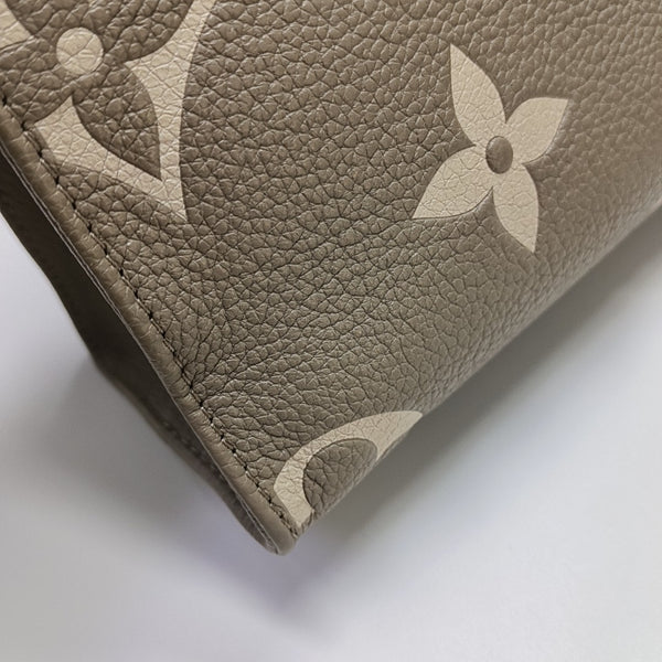 ONTHEGO PM Monogram Calfskin Gray