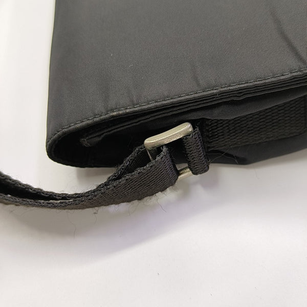 Nylon Shoulder Bag Black