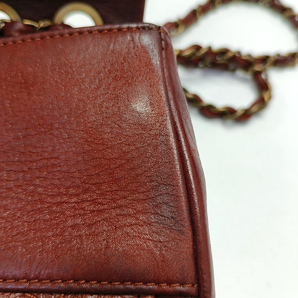 Quilted Calfskin Red