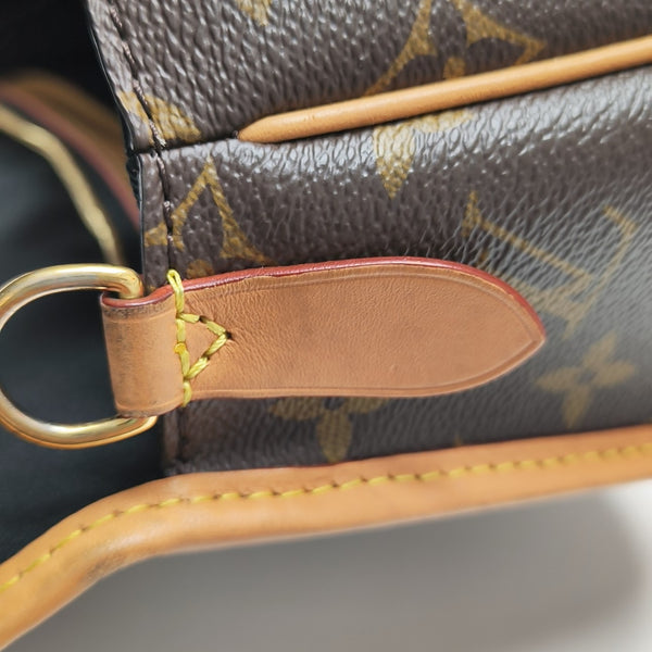 DIANE Monogram Coated Canvas Brown