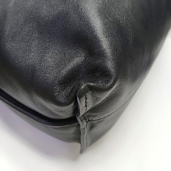 Authenticated pre-owned Flamenco Medium Lambskin Black - Shoulder Bag at Looply