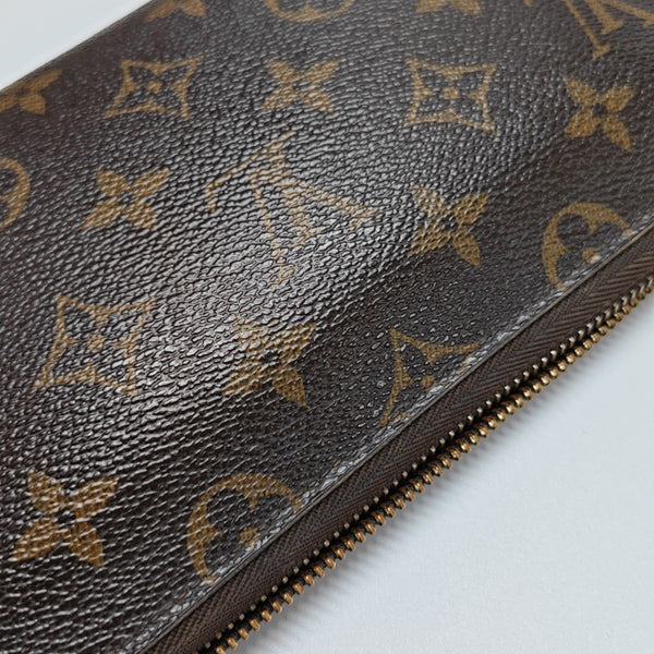 ZIPPY Monogram Coated Canvas Brown Wallet