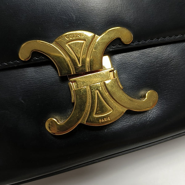 TRIOMPHE Small Calfskin Black