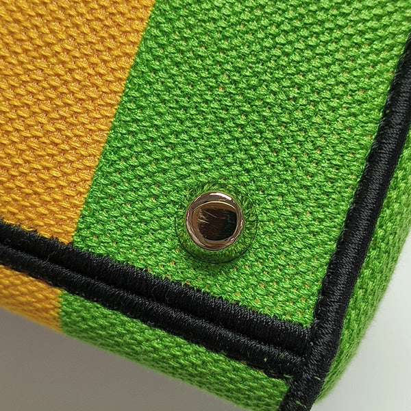 Authenticated pre-owned Lady D-Lite Medium Fabric Multicolor - Tote Bag at Looply
