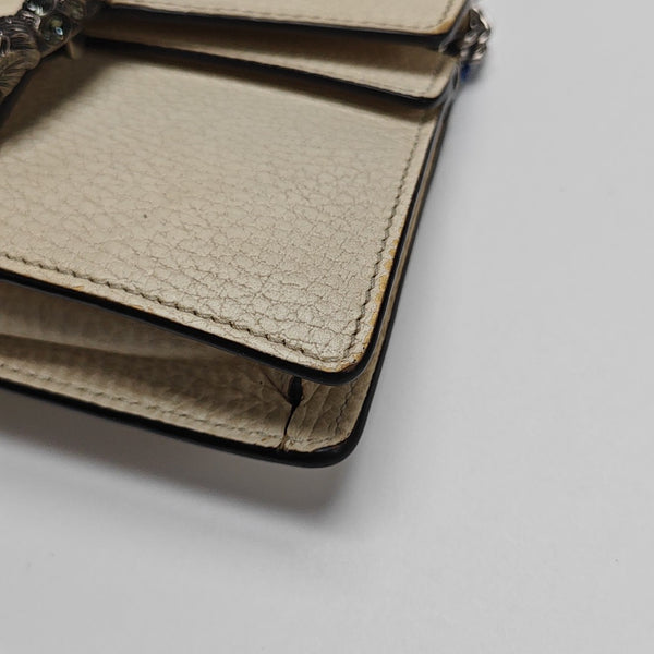 Dionysus Super Mini Calfskin White