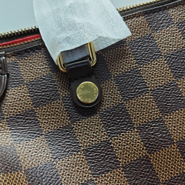 PALERMO PM Damier Ebene Coated Canvas Brown