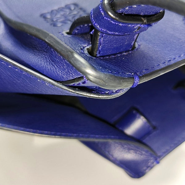 Hammock Small Calfskin Blue
