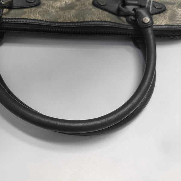 Canvas Top Handle Bag Blue
