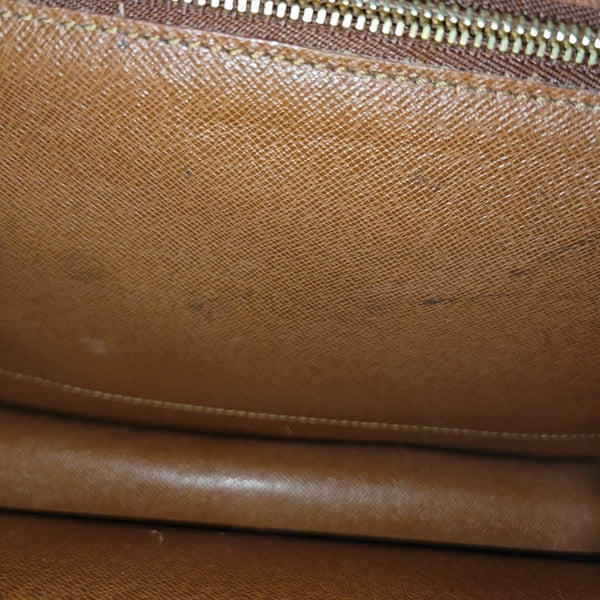 MONCEAU Monogram Coated Canvas Brown
