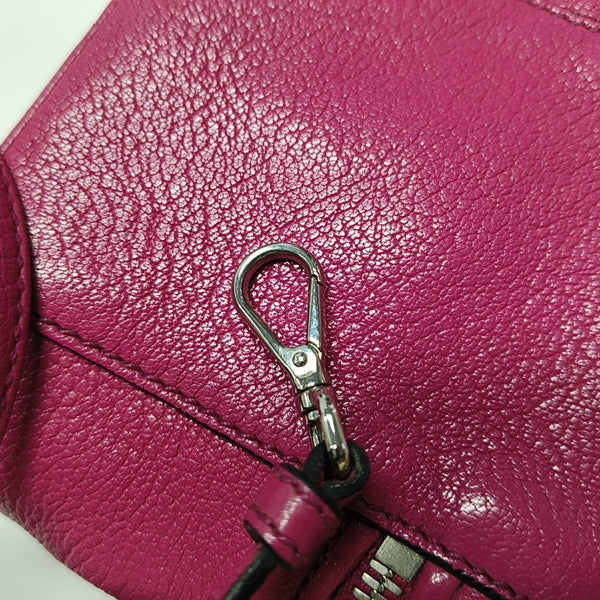 Lambskin Shoulder Bag Red