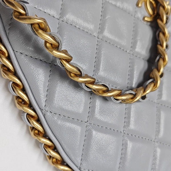 HOBO Quilted Lambskin Gray