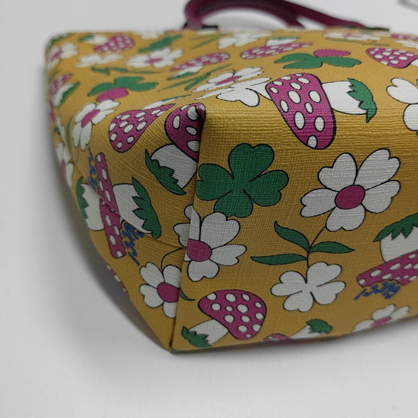 GG Imprime Coated Canvas Yellow