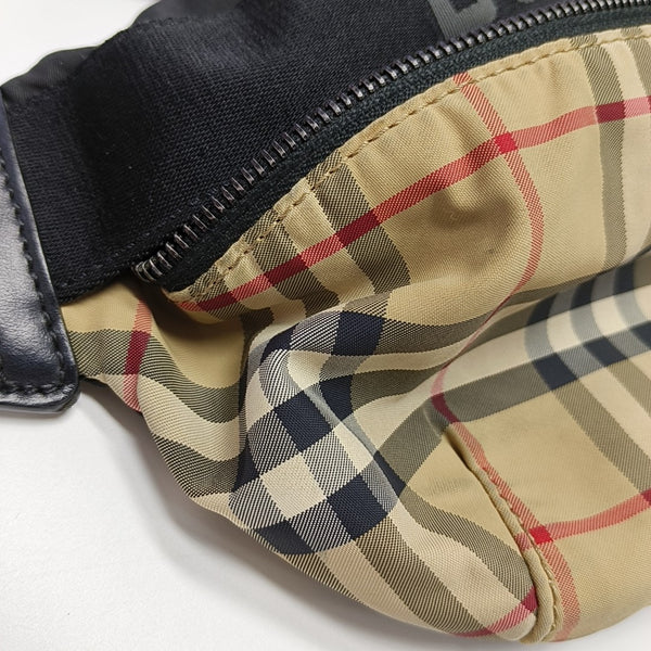 Fabric Belt Bag Brown