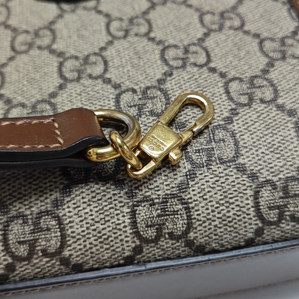 Retro Mini Monogram Coated Canvas Beige