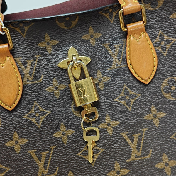 FLOWER Monogram Coated Canvas Brown