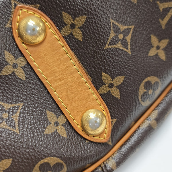 GALLIERA Monogram Coated Canvas Brown