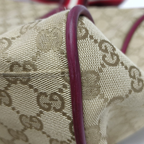 Monogram Canvas Tote Bag Beige