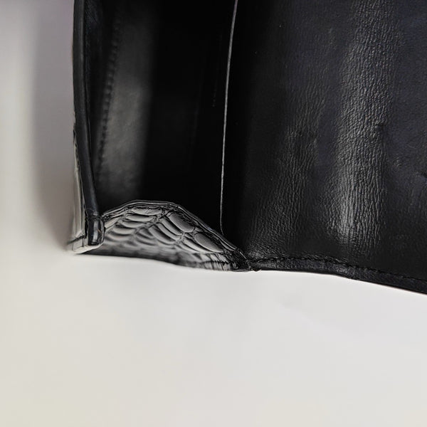 Hourglass Mini Calfskin Black