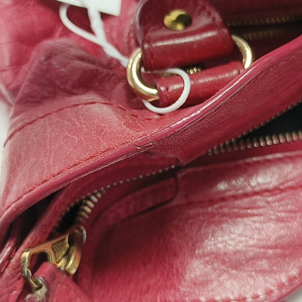 Classic City Small Lambskin Red