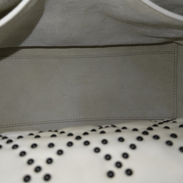 Lambskin Shoulder Bag White