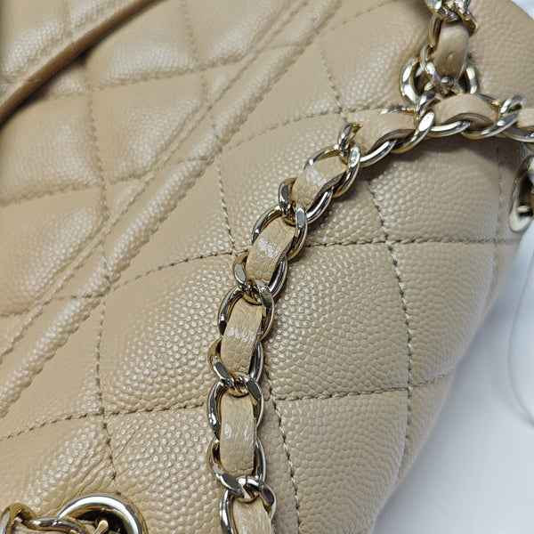 URBAN SPIRIT Quilted Grained Calfskin Beige