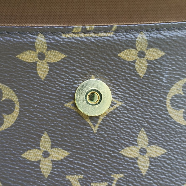 IVY Monogram Coated Canvas Brown