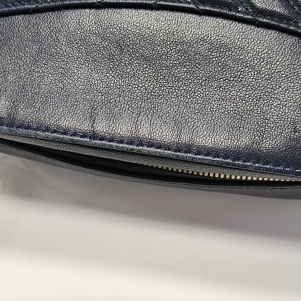 Chevron Lambskin Blue