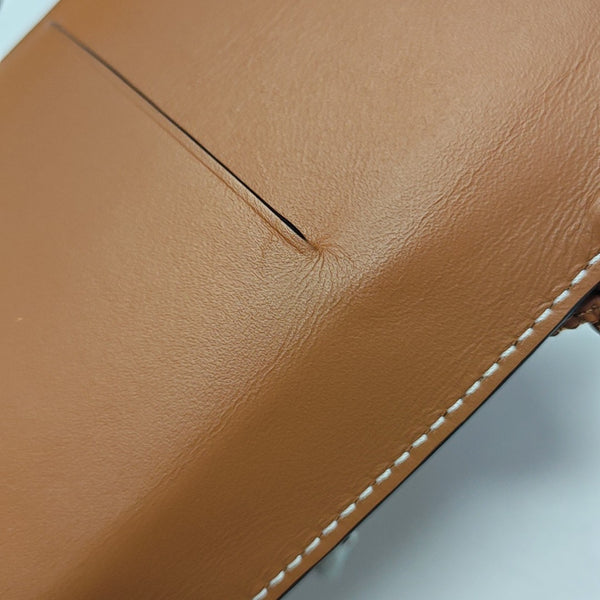 Calfskin Shoulder Bag Brown