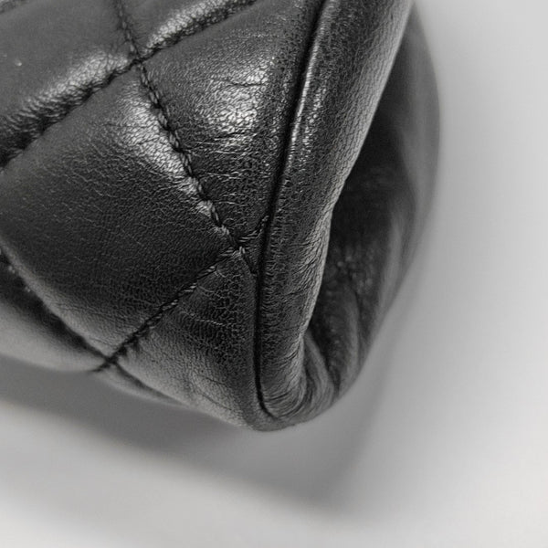 Quilted Calfskin Clutch Black