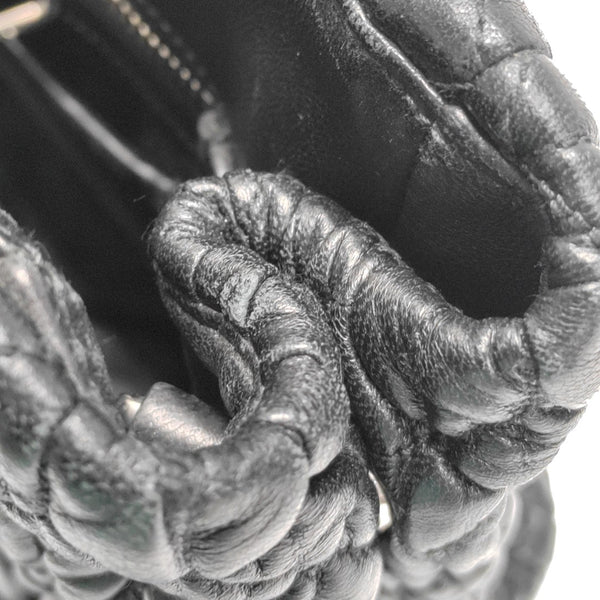 Lambskin Shoulder Bag Black