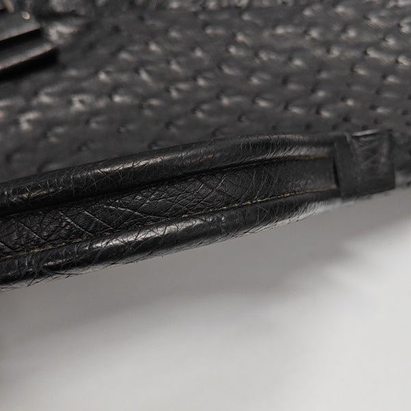 Capri Ostrich Black