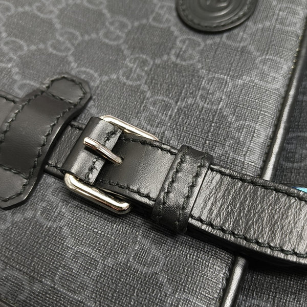 Monogram Coated Canvas Black
