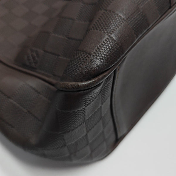 TADAO PM Damier Ebene Calfskin Brown