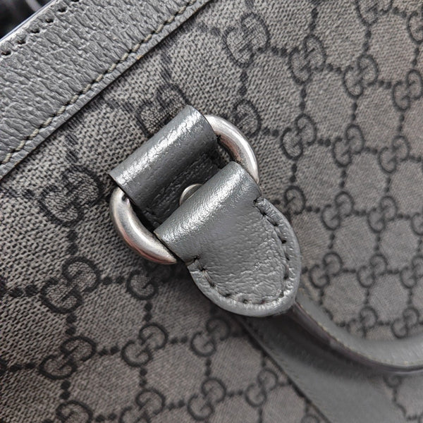 GG Multicolor Monogram Coated Canvas Gray