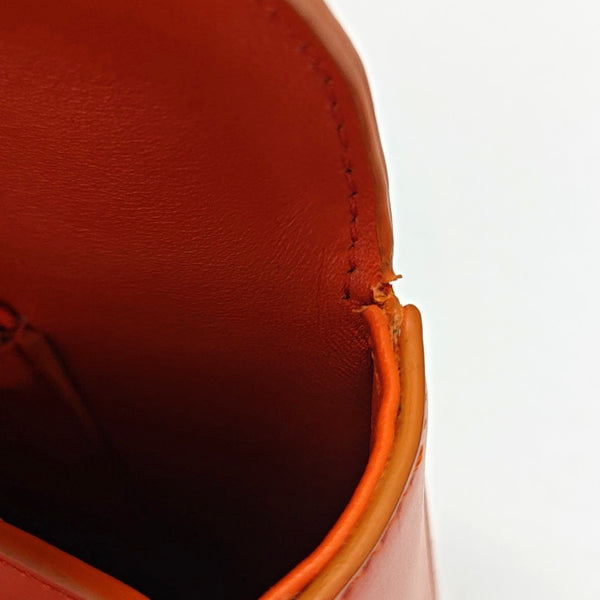 Authenticated pre-owned TRIOMPHE Calfskin Orange - Shoulder Bag at Looply