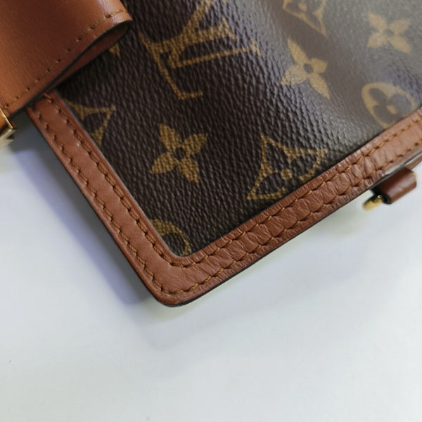 DAUPHINE WOC Monogram Coated Canvas Brown