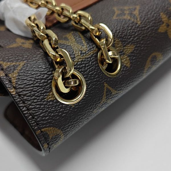 MARCEAU Monogram Coated Canvas Brown