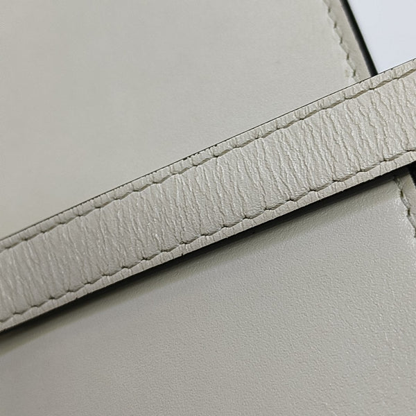 Calfskin Shoulder Bag White