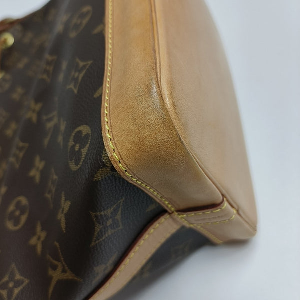 NOÉ BB Monogram Coated Canvas Brown