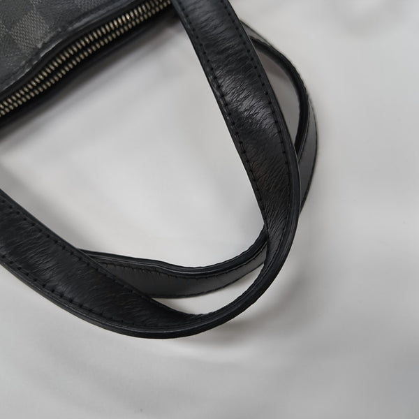 TADAO MM Damier Graphite Coated Canvas Gray