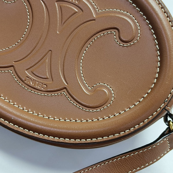 TRIOMPHE Small Calfskin Brown