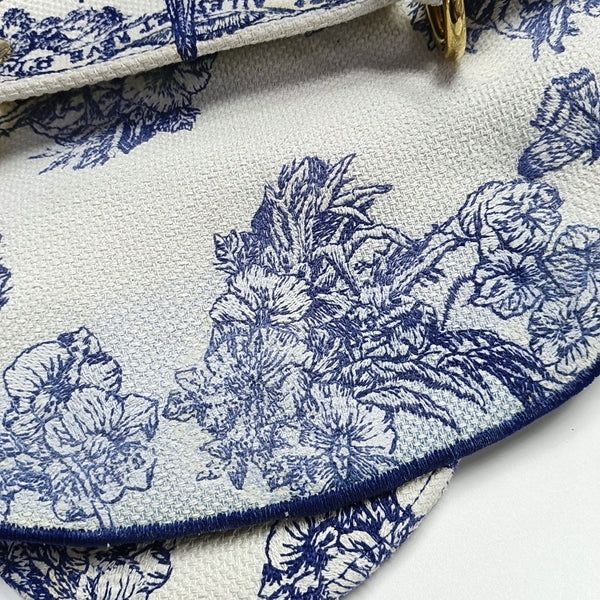 Lady D-Lite Medium Canvas Blue